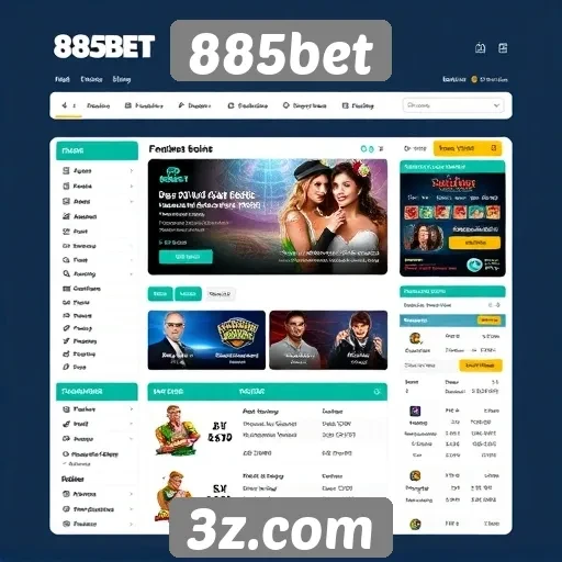 Acessibilidade e usabilidade do site 885bet